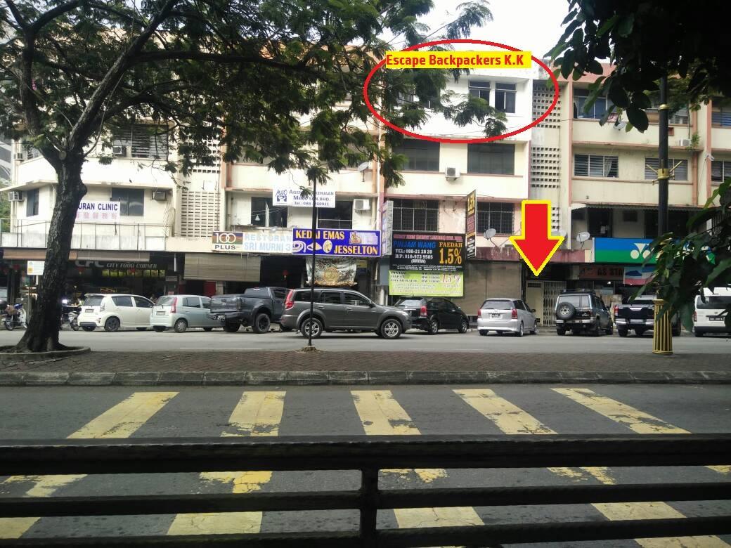 Escape Backpackers Kk Hostel Kota Kinabalu Kültér fotó